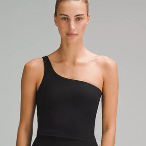 NWOT Ribbed Nulu Asymmetrical Yoga Tank Top